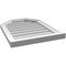 Ekena Millwork Octagonal Top Surface Mount PVC Gable Vent w/ 2"W x 2"P Brickmould Sill Frame, 20"W x 26"H GVPOT20X2603SN - alternate 2